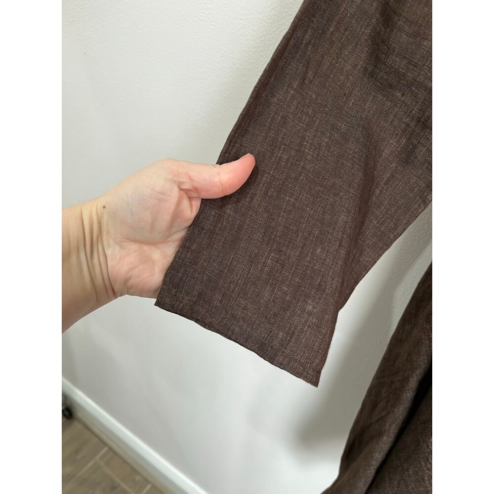 Bryn Walker Kai Drape Jacket Brown Lagenlook Line… - image 6